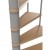 Schody spiralne Dolle CALGARY Srebrne/ BUK  fi 140 cm