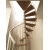 Schody spiralne Dolle CALGARY średnica 120 cm Biel, dodatkowe tralki