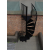 Schody spiralne, zewnętrzne RONDO ZINK Czarne / fi 120 cm