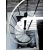 Schody spiralne, kręcone Venezia Czarne/ BIEL fi 160 cm