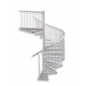 Stalowe schody spiralne, zewnętrzne SCARVO S / fi 225 cm